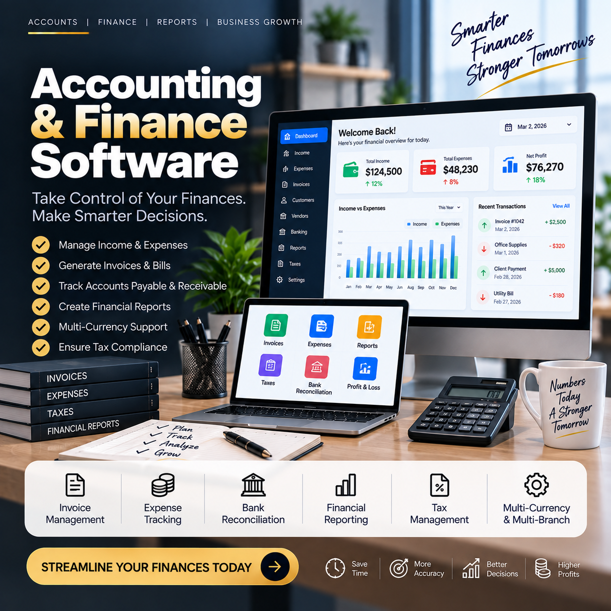 Accounting & Finance Software project preview