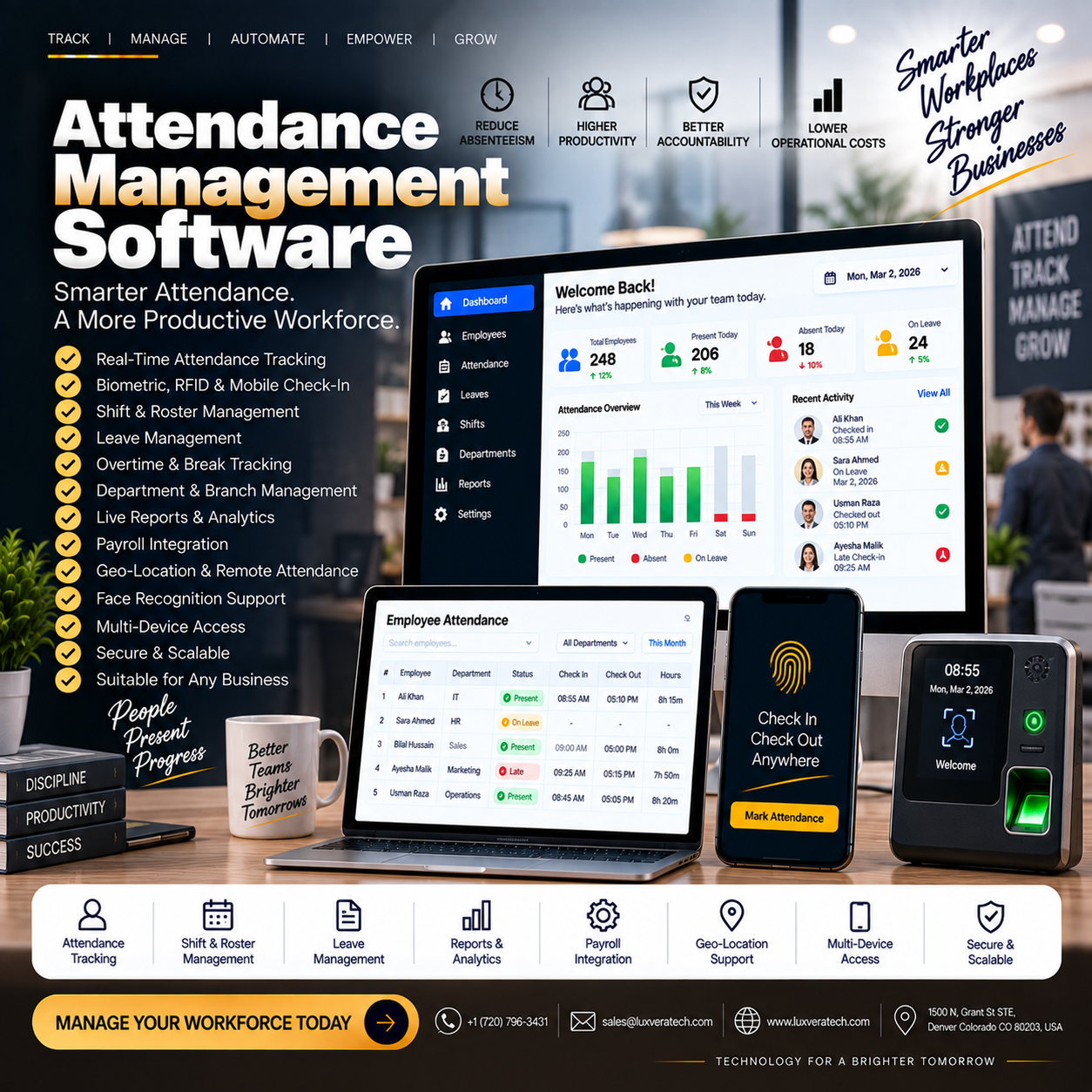Attendance Management Software project preview