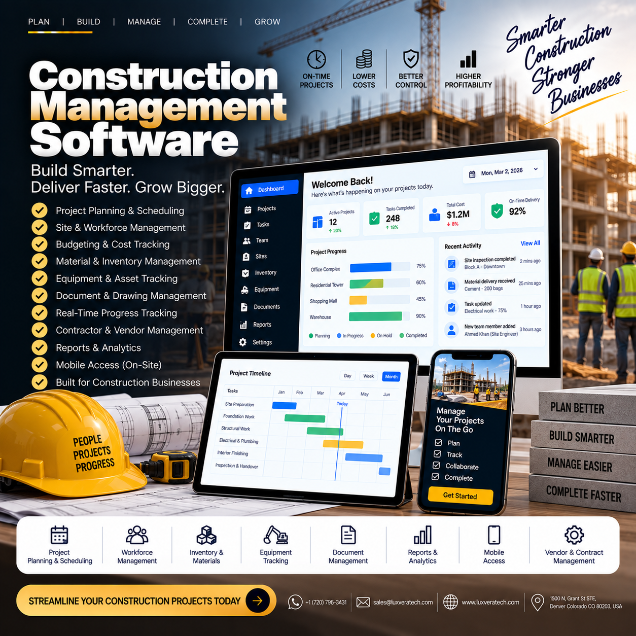 Contruction Management Software project preview