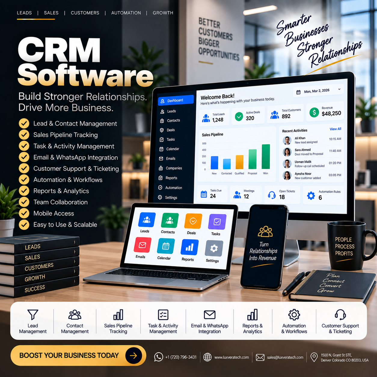 CRM Software project preview