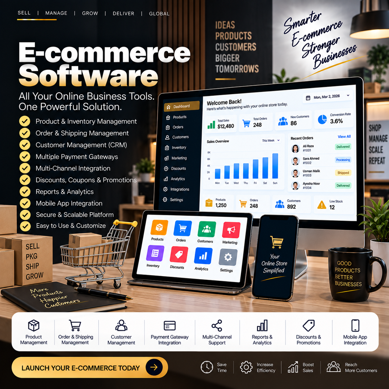 E-Commerce Software project preview