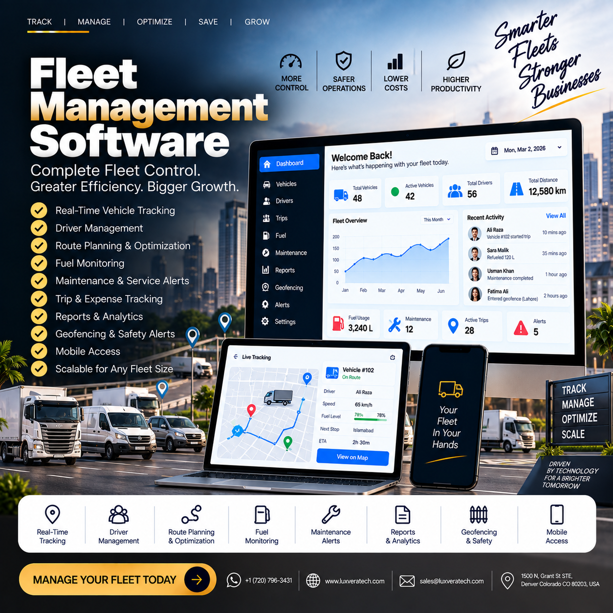 Fleet Management Software project preview