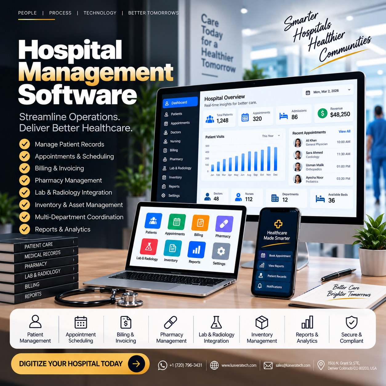 Hospital Management Software project preview