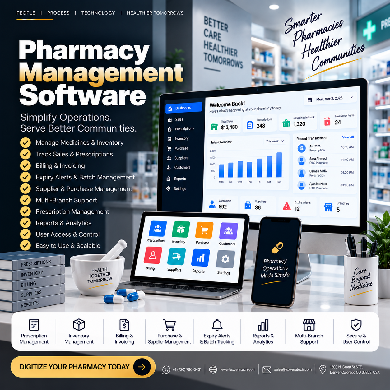 Pharmacy Management Software project preview