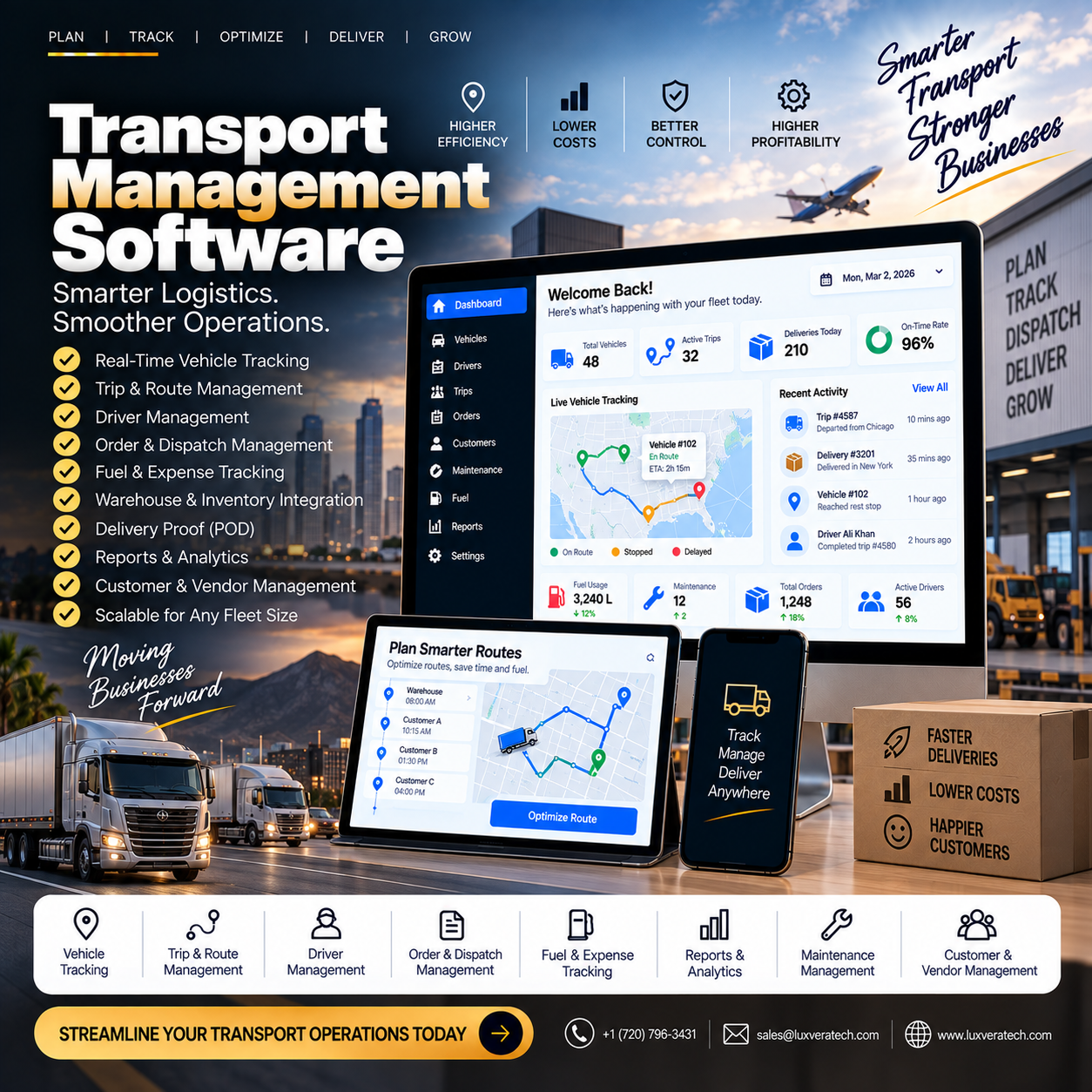 Transport Management Software project preview
